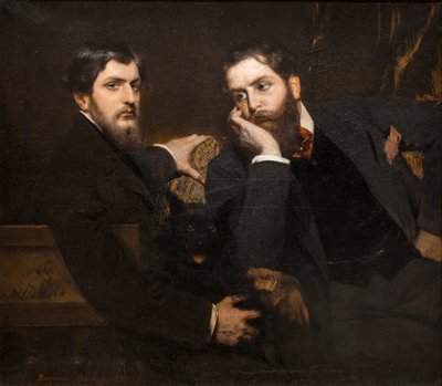 Portræt af mine to sønner af Jean Joseph Benjamin Constant