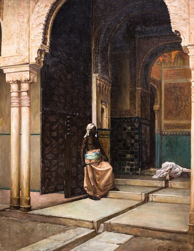 Henrettelsesscenen på Alhambra i Granada af Jean Joseph Benjamin Constant