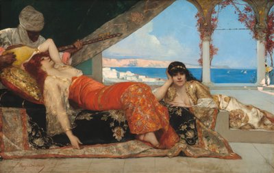 Emirens favorit, ca. 1879 (olie på lærred) af Jean Joseph Benjamin Constant