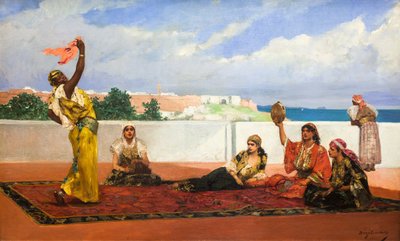 The Scarf Dance, ca. 1880 (Olie på lærred) af Jean Joseph Benjamin Constant