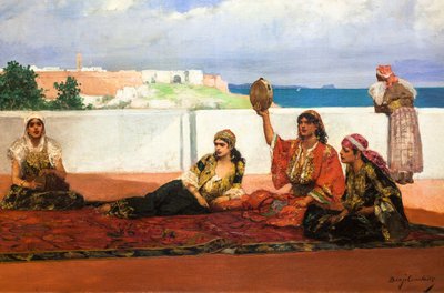 The Scarf Dance, ca. 1880 (Olie på lærred) af Jean Joseph Benjamin Constant