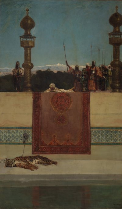 Sultans Tiger. af Jean Joseph Benjamin Constant