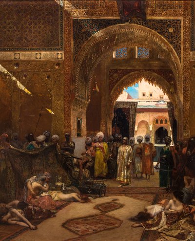 Dagen efter en sejr på Alhambra af Jean Joseph Benjamin Constant