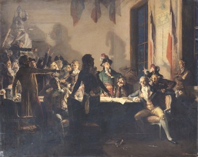 Natten til den 8. og 9. Thermidor, 27. til 28. juli 1794 af Jean Joseph Weerts
