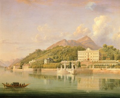 Udsigt over Villa Sommariva af Jean Joseph Xavier Bidauld