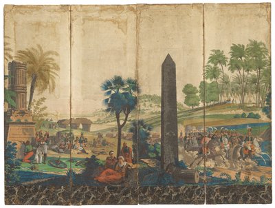 "Franskmændene i Egypten" [fransk i Egypten] af Jean Julien Deltil, 1791 – 1863