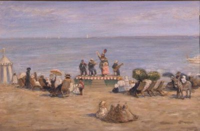 Sommer på stranden af Jean Laurent