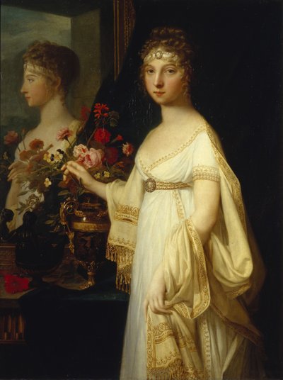 Portræt af kejserinde Elizabeth Alexeievna, prinsesse Louise af Baden 1779-1826, 1802 af Jean Laurent Monnier
