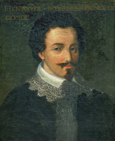 Portræt af Henri I de Bourbon Conde af Jean Laurent Mosnier