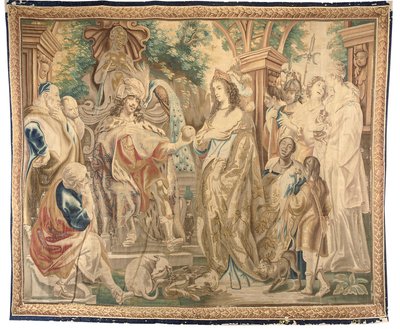 Bruxelles gobelin fra et sæt på seks, ca. 1650 (uld og silke) af Jean Le and Eggermans Daniel II Clerc