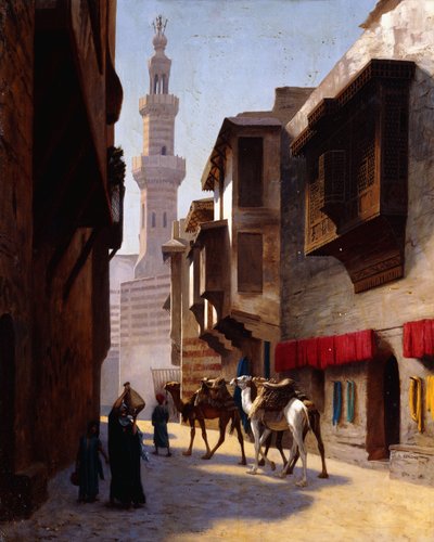 En gade i Kairo, af Jean Leon Gerome