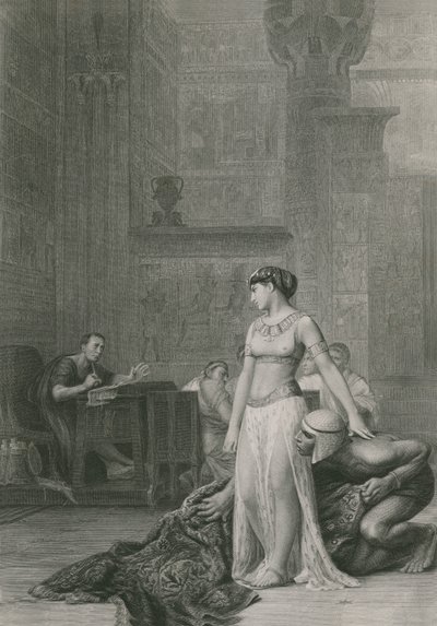 Cleopatra og Cæsar af Jean Leon Gerome