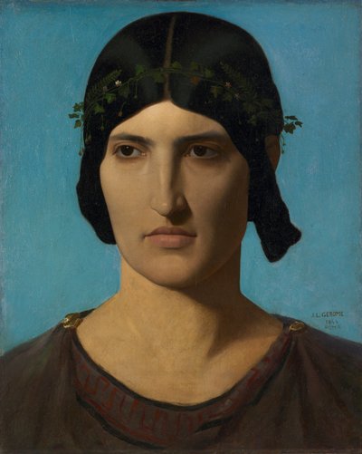 Hovedet af en italiensk kvinde af Jean Leon Gerome