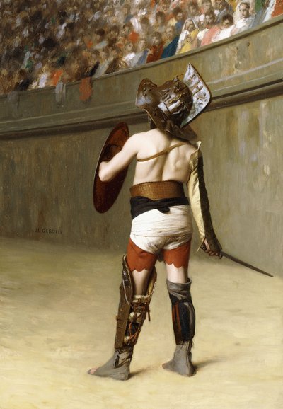 Mirmillon - En gallisk gladiator, af Jean Leon Gerome