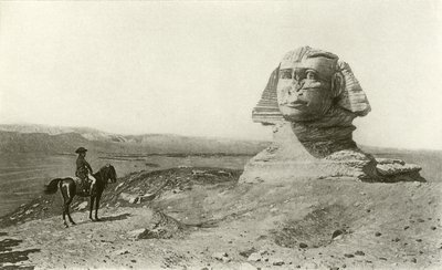 Napoleon og sfinksen (dybtryk) af Jean Leon Gerome