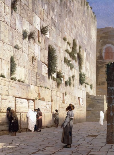 Salomons mur, Jerusalem af Jean Leon Gerome