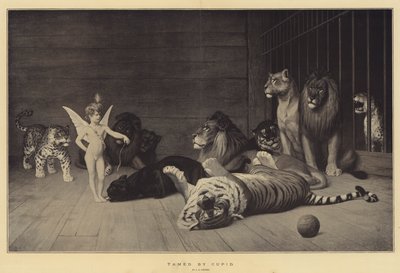 Tæmmet af Amor af Jean Leon Gerome
