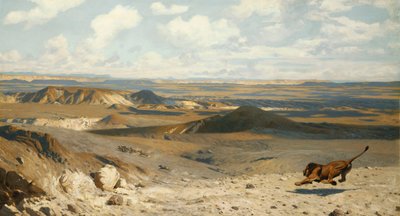 Jagten; Le Poursuite, 1889 af Jean Leon Gerome