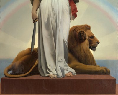 Republikken af ​​Gerome Jean Leon (1824 - 1904) (allegori - 1848); Lilas rådhus af Jean Leon Gerome