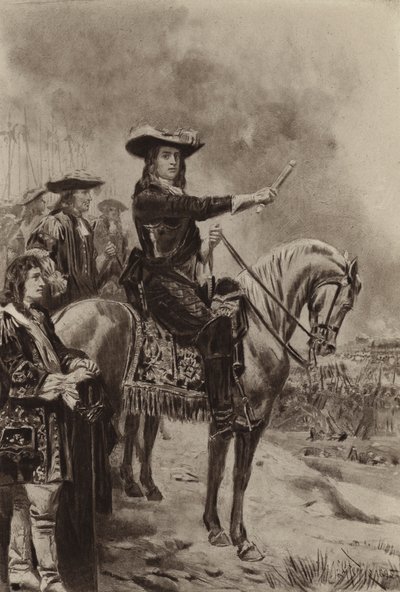 Marlborough at Blenheim (fotogravure) af Jean Leon Gerome Ferris