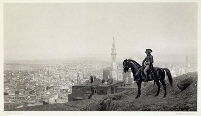 General Bonaparte i Kairo, fra en samling af værker af Jean-Leon Gerome i 100 fotogravure, 1881 (fotogravure) af Jean Leon after Gerome