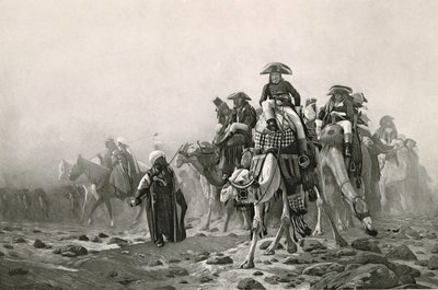 General Bonaparte i Egypten, fra en samling af værker af Jean-Leon Gerome i 100 fotogravure, 1881 (fotogravure) (se også 183490) af Jean Leon after Gerome