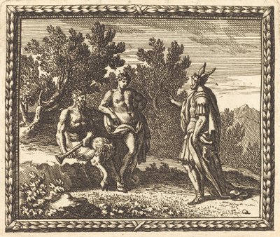 Midas med Apollo og Pan af Jean Lepautre