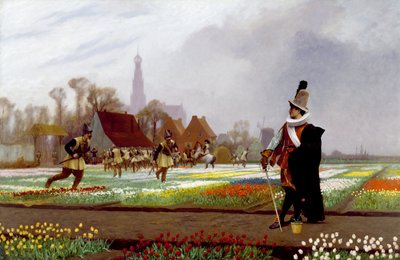 Tulipan-vanvid af Jean Leon Gerome