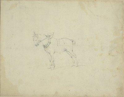 Trækhest af Jean Louis André Théodore Géricault