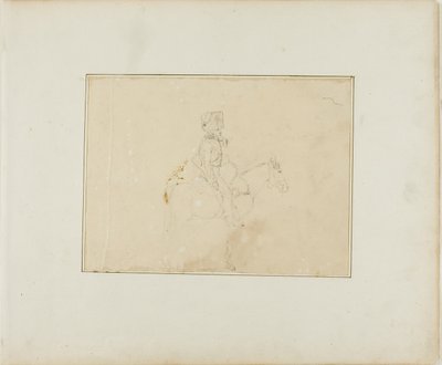Jægersoldat til hest af Jean Louis André Théodore Géricault
