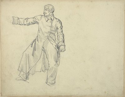 Studie af en artillerist af Jean Louis André Théodore Géricault