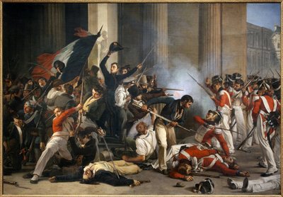 Erobringen af Louvre den 29. juli af Jean Louis Bezard
