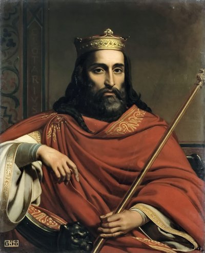 Chlothar I, frankernes konge af Jean Louis Bezard