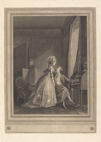 Attraktive tilbud af Jean Louis Delignon after Nicolas Lavreince