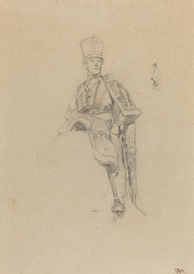 En fransk husar af Jean Louis Ernest Meissonier
