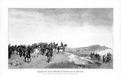 Napoleon III i slaget ved Solferino, 1863, 1900. af Jean Louis Ernest Meissonier