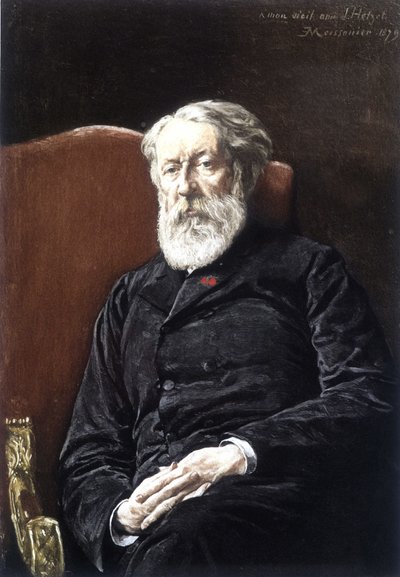 Portræt af Hetzel af Meissonnier i 1879, ""Les Hommes d