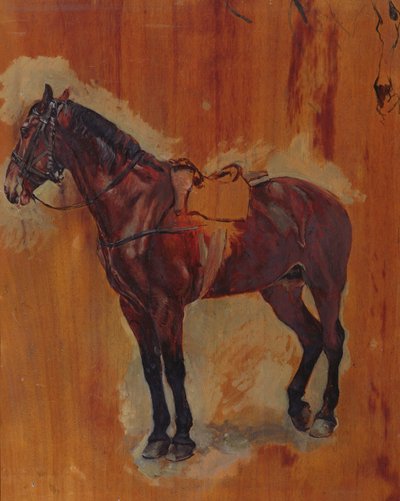Studie af en hest af Jean Louis Ernest Meissonier