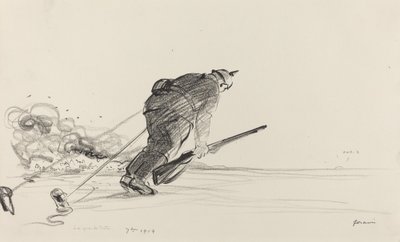 7me 1914, ca. 19141919. af Jean Louis Forain