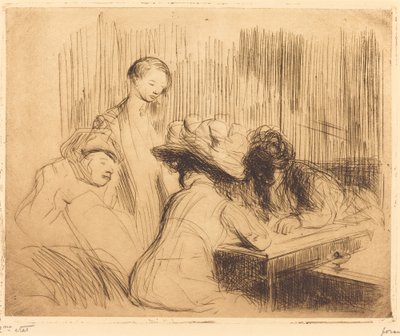 Et dyk ved Montmartre af Jean Louis Forain