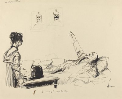 I Versailles. Bochens afsendelse af Jean Louis Forain