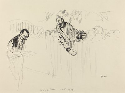 I Versailles juli 1919, sandsynligvis 1919. af Jean Louis Forain