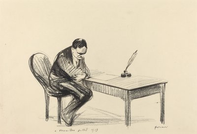 I Versailles juli 1919, sandsynligvis 1919. af Jean Louis Forain