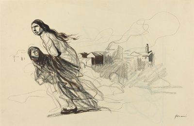 Efter Douai, sandsynligvis 1918. af Jean Louis Forain