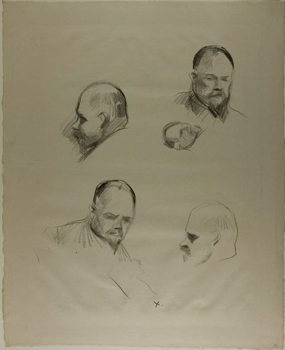 Ambroise Vollard, Fire skitser af Jean Louis Forain