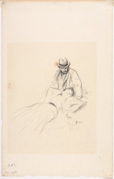 En idyl, fjerde kvartal 1800-tallet eller første tredjedel 1900-tallet. af Jean Louis Forain