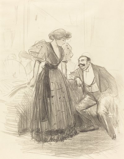Ved en aftenfest af Jean Louis Forain