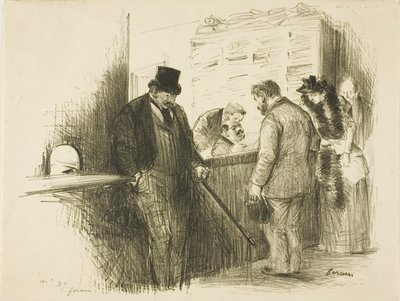 Hos fogeden af Jean Louis Forain