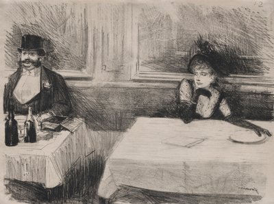 På restauranten af Jean Louis Forain