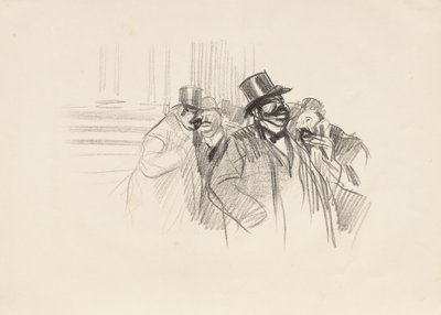 På Fondsbørsen, ca. 1900. af Jean Louis Forain